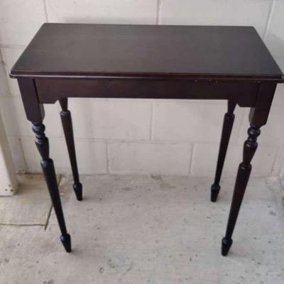 Dark Wood Entry Table