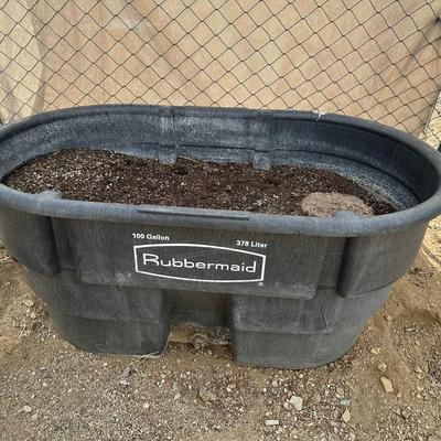 Rubbermaid 100-Gallon Stock Tank | Water Trough or Raised Garden Bed #1