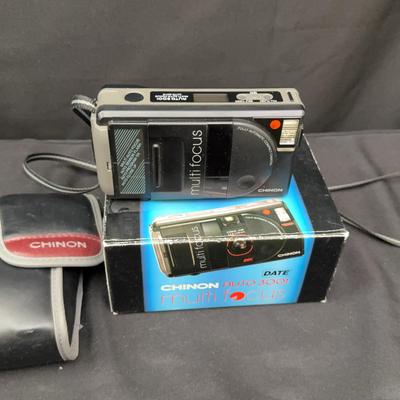 Vintage Chinon Auto 3001 Multi Focus 35mm Film Camera | Original Box