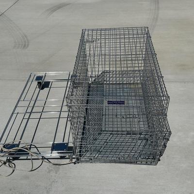 Heavy-Duty Metal Kennel by Central Metal Products | Portable Folding Design