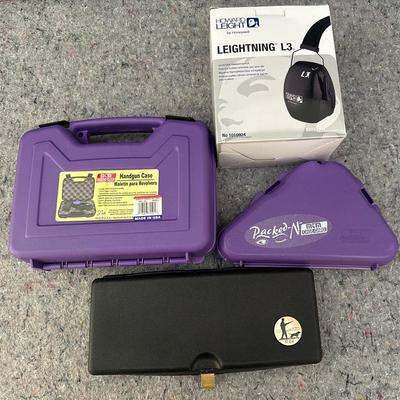 Handgun Cases & Howard Leight L3 Earmuffs | Pistol Storage & Hearing Protection


