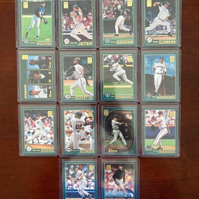 2001 Topps Baseball Complete Set. Ichiro Suzuki Rookie. Derek Jeter, Griffey Jr. and More