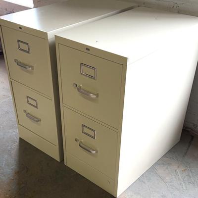 Matching 2 Drawer File Cabinets (2)