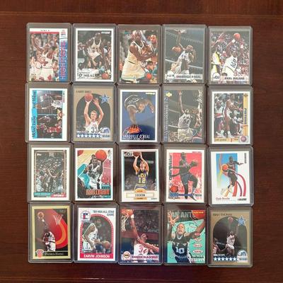 Vintage Basketball Cards. Larry Bird, Shaq, Magic and More