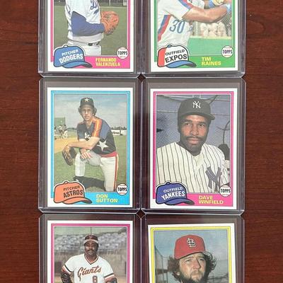1981 Topps Traded Complete Set. Fernando Valenzuela, Tim Raines, Danny Ainge Rookie Cards