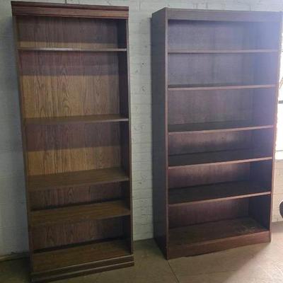 Adustable Shelf Bookcases (2)