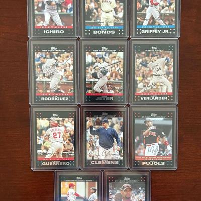 2007 Topps Update. Barry Bonds, Ken Griffey Jr., Ichiro and More