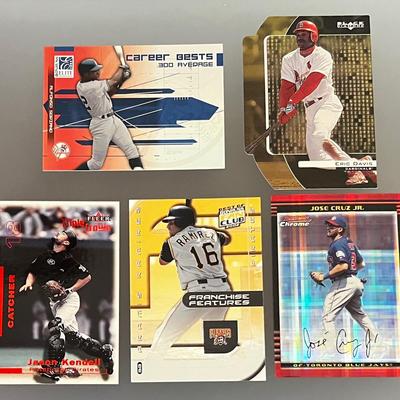 5 - Collectible Numbered Baseball Cards