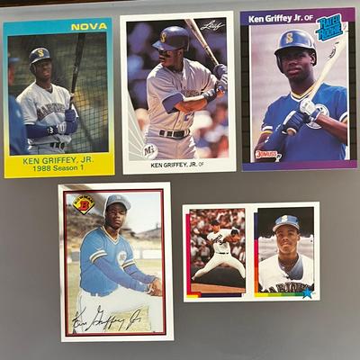 5 - Ken Griffey Jr. Baseball Cards, Rookie 