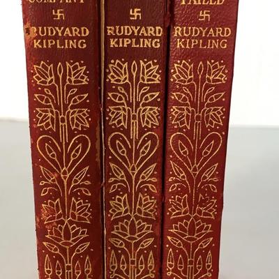 Three Volumes Of Rudyard Kipling’s Books