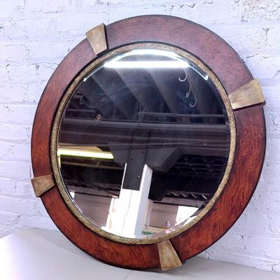 Contemporary Round Mirror 