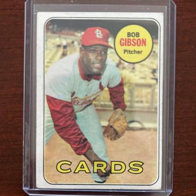 1969 Bob Gibson Baseball Card