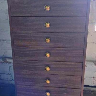 Laminated 9 Drawer File Chest For Sheet Music