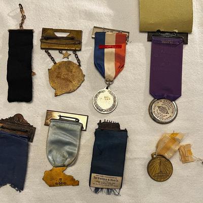 Vintage Historical Ribbons & Pins #3