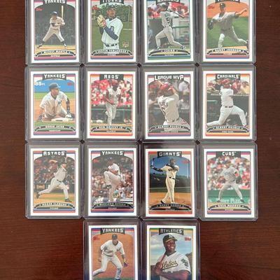 2006 Topps Baseball Complete Set. Mickey Mantle, Justin Verlander Rookie Card and More