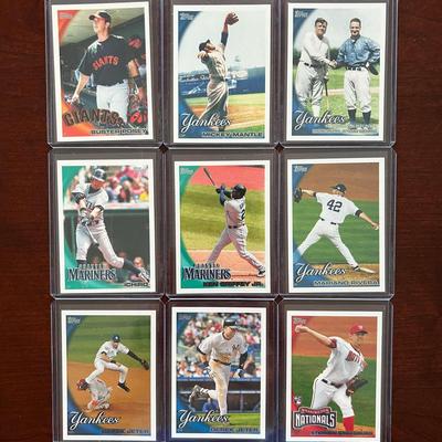 2010 Topps Baseball Complete Set. Buster Posey Rookie Card. Mickey Mantle, Ichiro and More