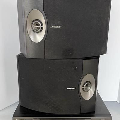 Pair Of Bose 301 V Left and Right Speakers and VCR