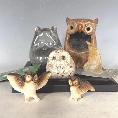 MCM Swedish Glass, Pigeon Forage Pottery figurines, and More (8)