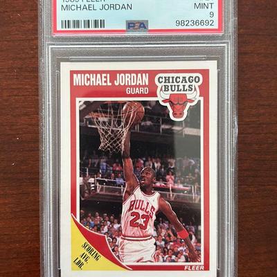 1989 Fleer Michael Jordan PSA 9