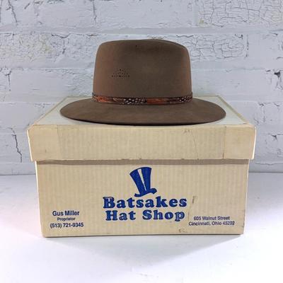 Batsakes Bros./ Bollman Fur Felt Fedora with/ Box