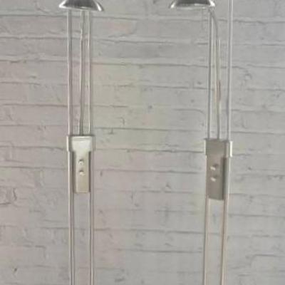 Halogen Torchiere Floor Lamps (2)