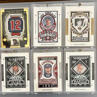 2003 Upper Deck Patch Collection Baseball Cards Mickey Mantle
