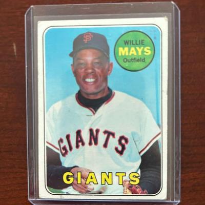 1969 Topps Willie Mays Baseball Card