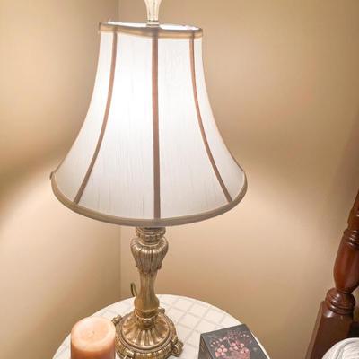 Sale Photo Thumbnail #75: Table lamp gold #1 