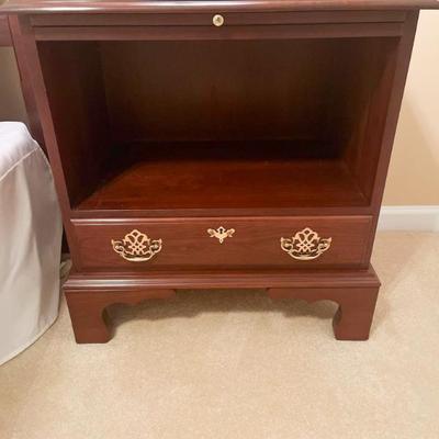 Harden nightstand with open storage and drawer #1	27”h x 26”w x 16”d 