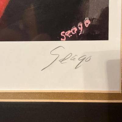 Art - Framed “Fat Tuesday” by Seaga - 3753/9000	33” x 24” Signature