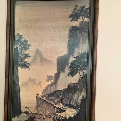 Art-print “Chinese Fishermen" by R.E. Russell	29”w x  x 45”h