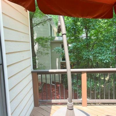 Outdoor cantilever umbrella - RUST COLOR
