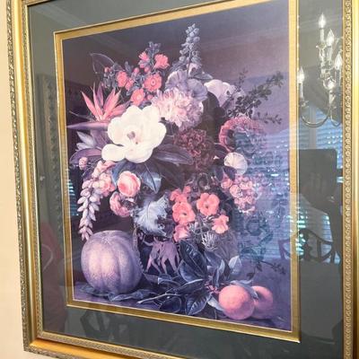 Art - “Still Life of Roses and Magnolia”	26” x 30”