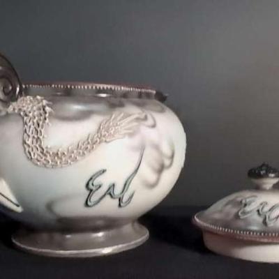 Moriage dragonware tea set