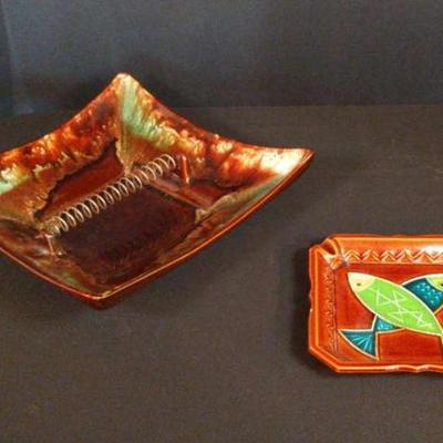 Mid century modern ashtrays