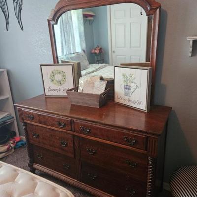 Vintage Dresser with Mirror