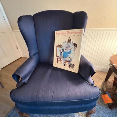 Blue armchair