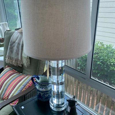 $195 Ralph Lauren Home stacked glass lamp retails for $1400