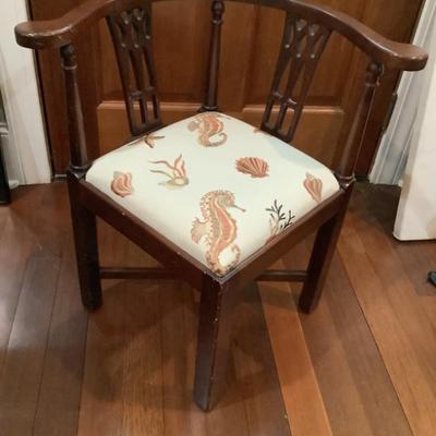 $65 child's corner chair 24"H 17"L 17"depth