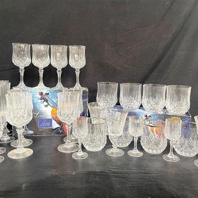 Cristal D’Arques Longchamp Crystal Stemware & Glasses