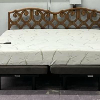 CertiPur-US King Mattress W/ Adjustable Bed Base