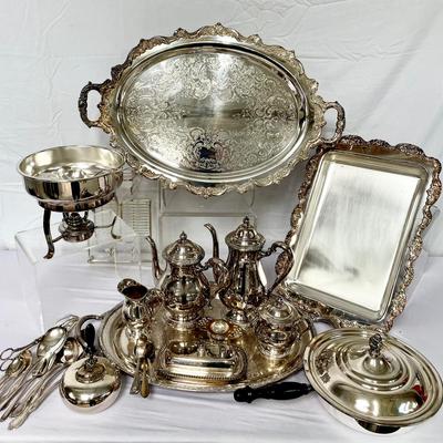 Vintage Silver Plated Dinnerware 