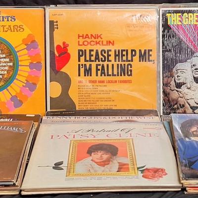 Over 50 Vintage Vinyl Record Albums 