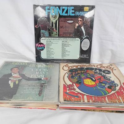 Sealed Happy Days "Fonz Favorites" Album W/ Mixed Record Collection