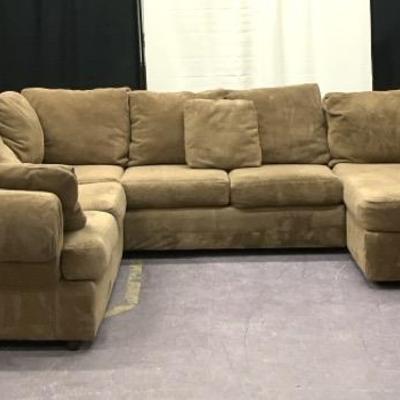 3-pc. Sofa Chaise Sectional, Tan