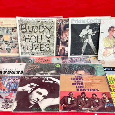 Vintage Mixed Records Feat. The Beach Boys 
