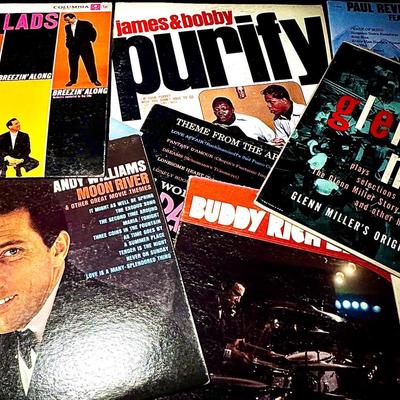 Multi Genre 12” Vinyl Record Assortment 