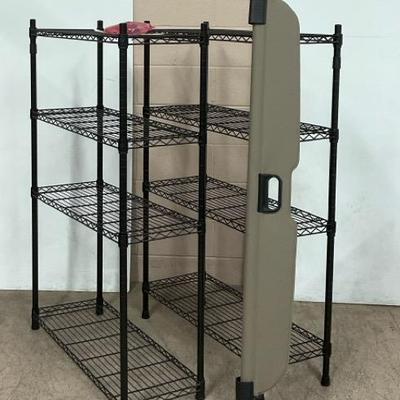 Wire Shelving Racks W/ Cargo Cover