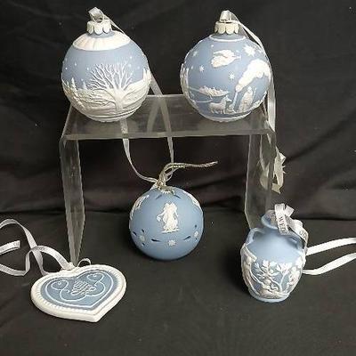 Wedgwood Ornaments- Pomander- Heart Ornament