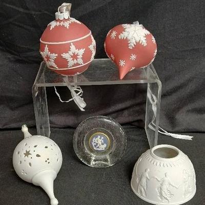 Wedgwood Terra Cotta Ornaments + Votive Dome